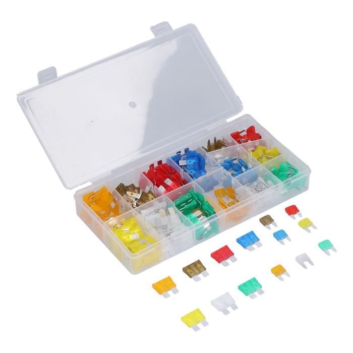 Kit Assortiment De Fusibles Automobiles - Lames Standard Et Mini, Multicolore, 1 An De Garantie | BCSMMCAR