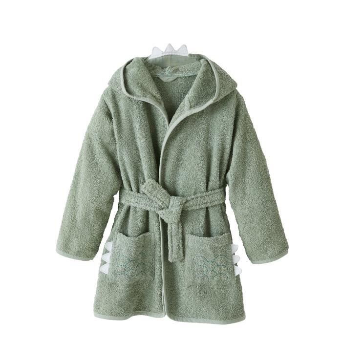 Peignoir Enfant Vertbaudet - Capuche, Poche, Taille 4-14 Ans - Éponge Coton Doux