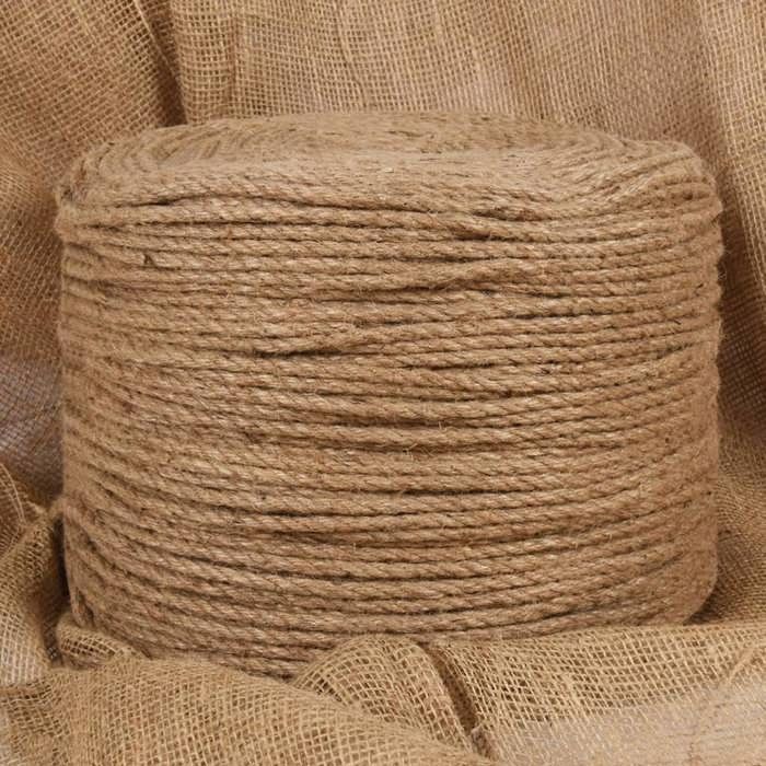 vidaXL Corde de jute 100 m de long 4 mm dépaisseur 153735