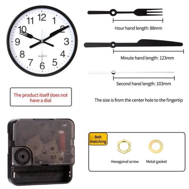 Mouvement Horloge Quartz 24 Heures OK888 - Mécanisme Militaire Japonais, Neuf, Garantie 6 Mois