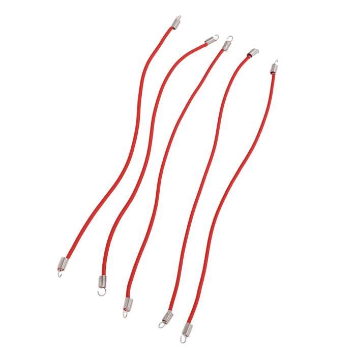 Lot De 4 Cordes De Fixation Pour Coffre De Voiture – Universelles, élastiques, Avec Boules De Serrage