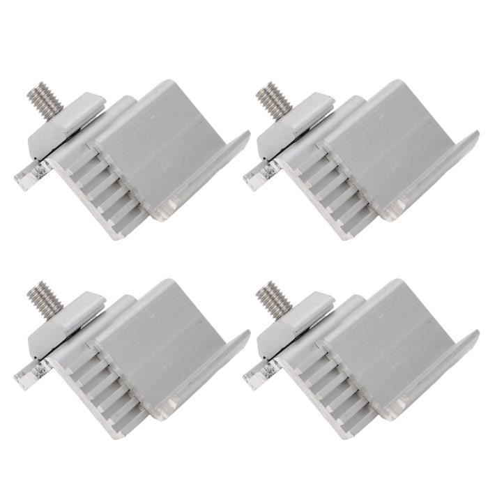 Pinces Support Montage Lumière Tube Alliage Aluminium 1 Pouce - Lot De 2