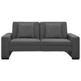 9627•CHIC•Canapé-lit Sofa convertible Canapé d'angle réversible Canapé-lit réglable Nouvelle Gris Similicuir Assemblage facile-1