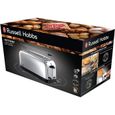 Grille-pain Russell Hobbs Victory - 2 longues fentes - Chauffe viennoiserie - 1600W - Inox Brillant-1