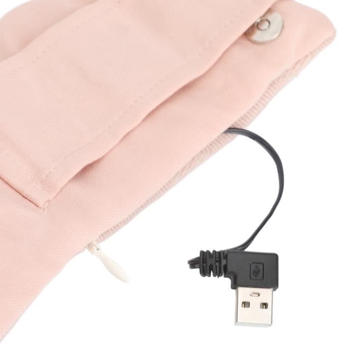 GOTOTOP écharpe chauffante lavable Écharpe chauffante alimentée par USB,  doux et chaud, soulagement des douleurs, massage par