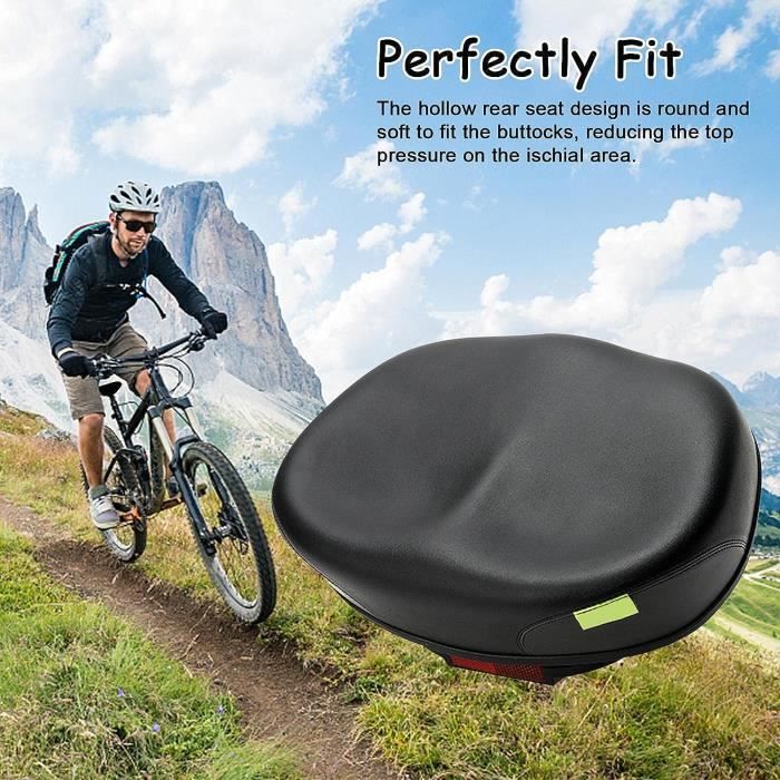 Selle VTT Confortable Gris Selle Sans Nez Reflechissant Pour Adulte Mixte Cdiscount Sport