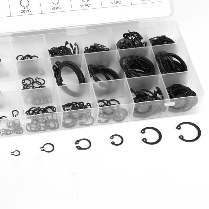 Lot De 10 Clips Circlips Externes - Bague De Blocage En E - 7mm - Uxcell
