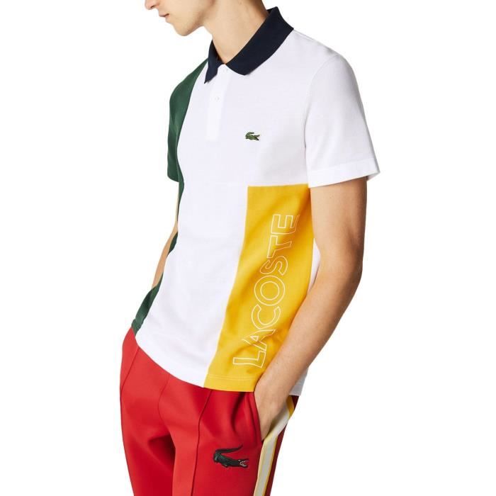 Polo Lacoste PH7223 Blanc pour Homme Blanc Cdiscount Pr t Porter