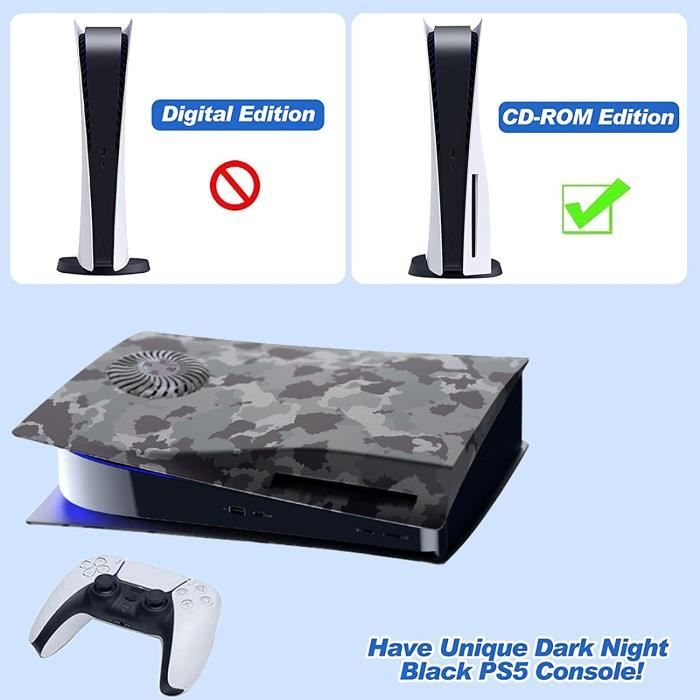 Façade pour Housses de Console PS5 Case PS5 Disc Edition Façades de