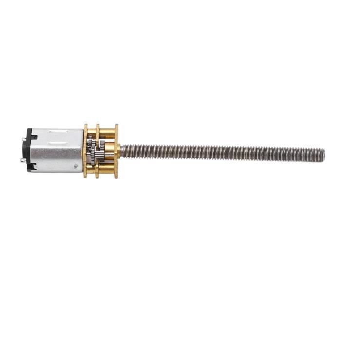 Moteur à Réduction 12V 100 Tr/min Avec Vis Sans Fin – Engrenages Métal, Faible Bruit Pour Robot, Bricolage, Voiture Moteur à Réduction 12V 100 Tr/min Avec Vis Sans Fin – Engrenages Métal, Faible Bruit Pour Robot, Bricolage, Voiture