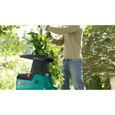 Broyeur de végétaux Bosch - AXT 25 TC (2500W, poussoir pour déchets verts, bac 53L, débit: 230 Kg/H, coupe maximale: Ø 45 mm)-2
