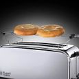 Grille-pain Russell Hobbs Victory - 2 longues fentes - Chauffe viennoiserie - 1600W - Inox Brillant-2