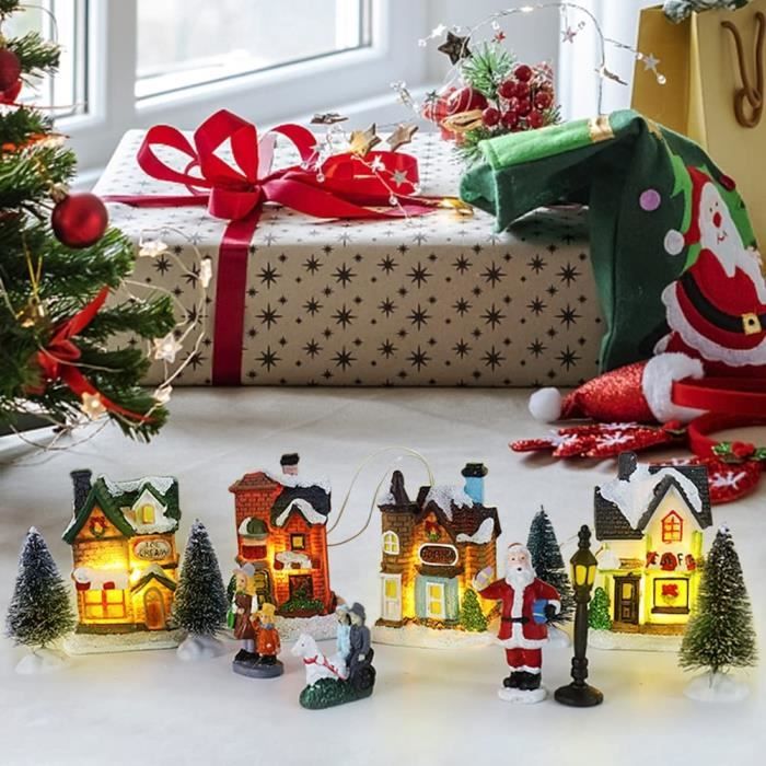Maison Village De Noel Miniature