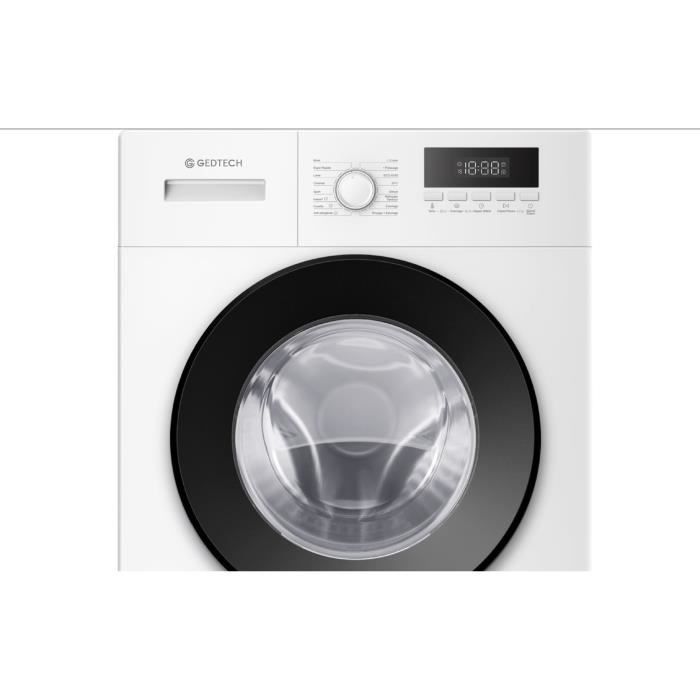 Lave-linge frontal GEDTECH™ GLL81400WH - 8 Kgs - 1400 tr/mn - Classe A -  Cdiscount Electroménager
