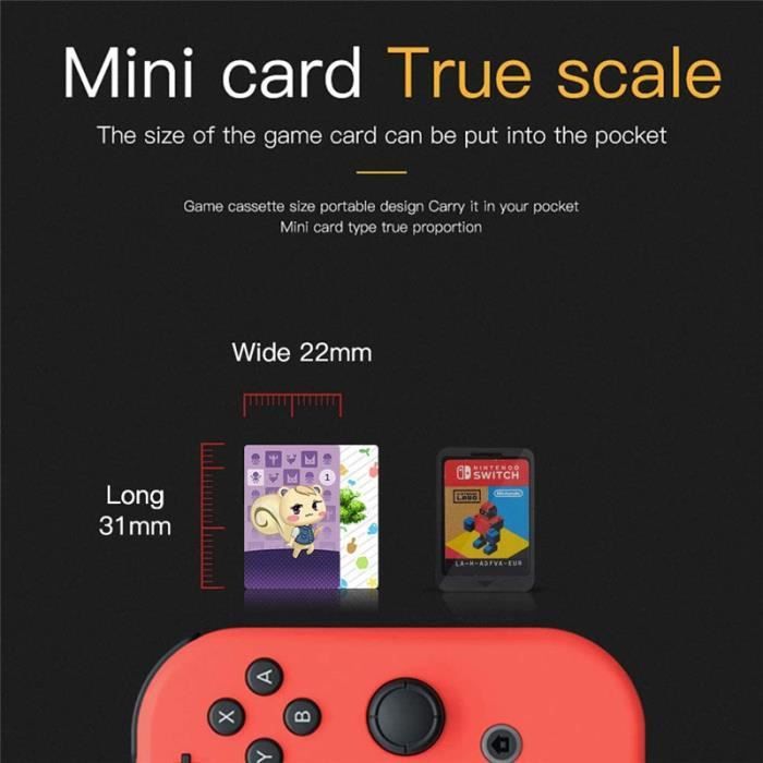 Carte Amiibo Animal Crossing, 10 pièces Prenez au hasard les cartes à  expédier, 1-80 villageois - Cdiscount
