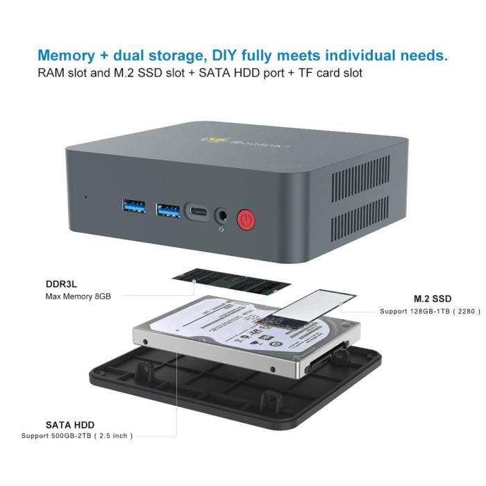 Mini PC Beelink U55 UnitÉ Centrale Win 102