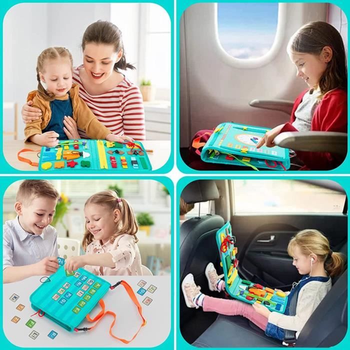 Tablero Montessori, Juguete Portátil Para Niños | Cuotas sin interés