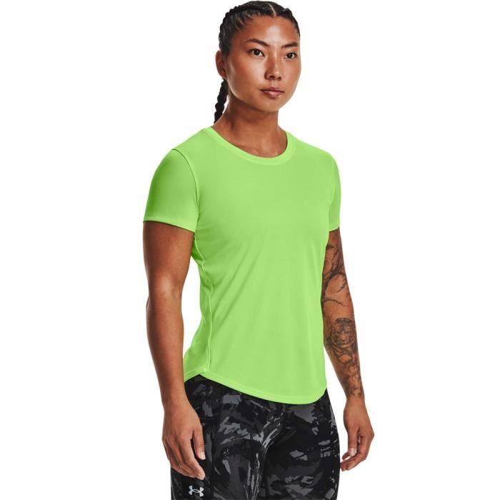 T-shirt Femme UNDER ARMOUR Speed Stride 20 Vert - Pour Adulte Vert ...