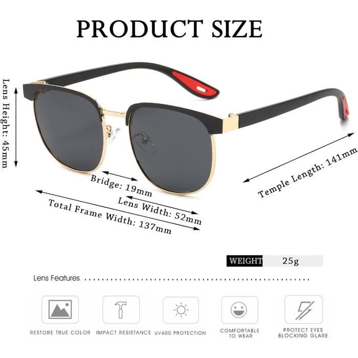 Lunettes De Soleil Hexagonales Effet Miroir Métal Uv400 Hommes Femmes - Foto 9