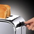 Grille-pain Russell Hobbs Victory - 2 longues fentes - Chauffe viennoiserie - 1600W - Inox Brillant-3