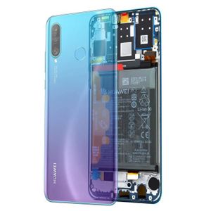 Lentille D'appareil Photo Bleue Pour Huawei P30 (ELE-L29) - Pièce D'occasion