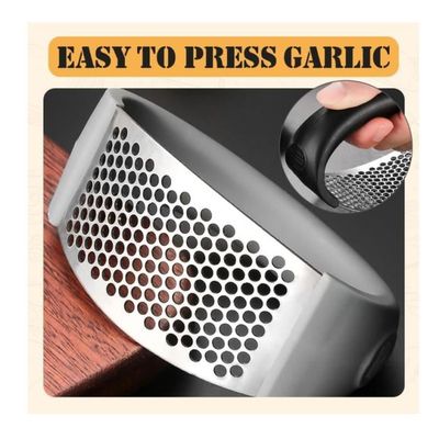 IAZHENJane Broyeur Manuel à L'ail à Bascule Garlic Presse