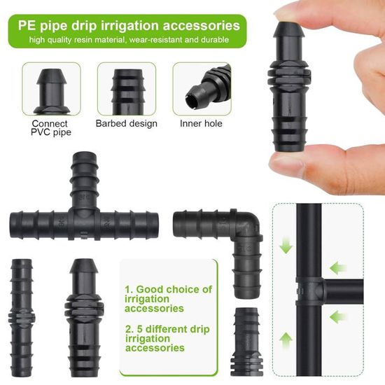 Lot De 100 Goutteurs D'irrigation Goutte à Goutte, Buses D De Jardin Arrosage Automatique Reglable A 360 Pour Plantes Serres Pelouses Bricolage 93052017