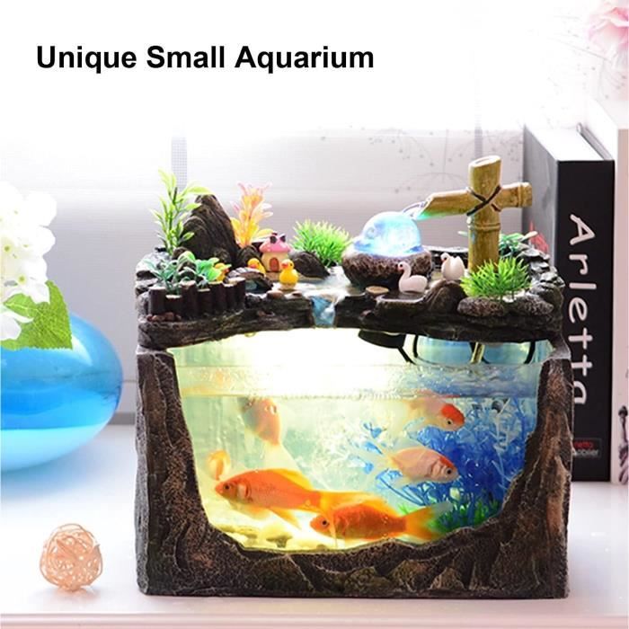 4 Packs de Décorations Lumineuses pour Aquarium, Décorations pour Aquarium  avec Simulation de Corail Champignon et Corail Plume - Cdiscount Animalerie