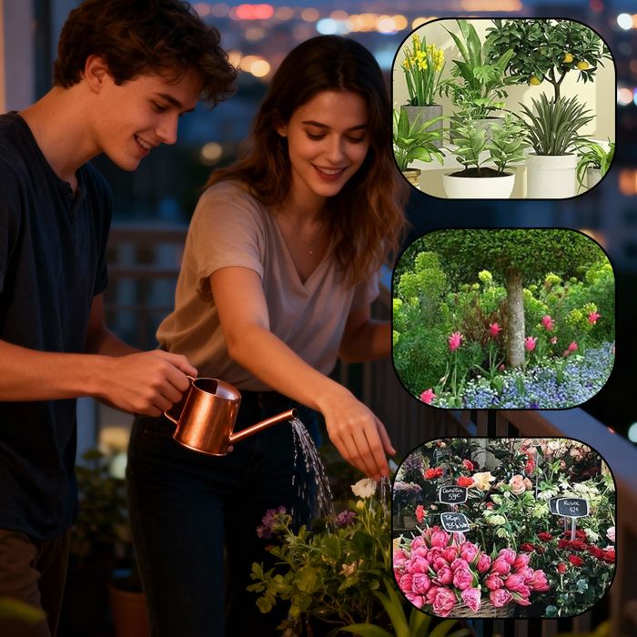 Lot de 30 mini arrosoirs en fer - couleurs assorties - 8.5x4.7x4.3cm - 625g - Jardin