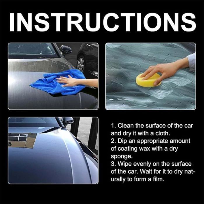 Color Titanium Scratch Repair Titanium Ceramic Wax Car Care Polish Auto Scratch Repair Remover Wax ...