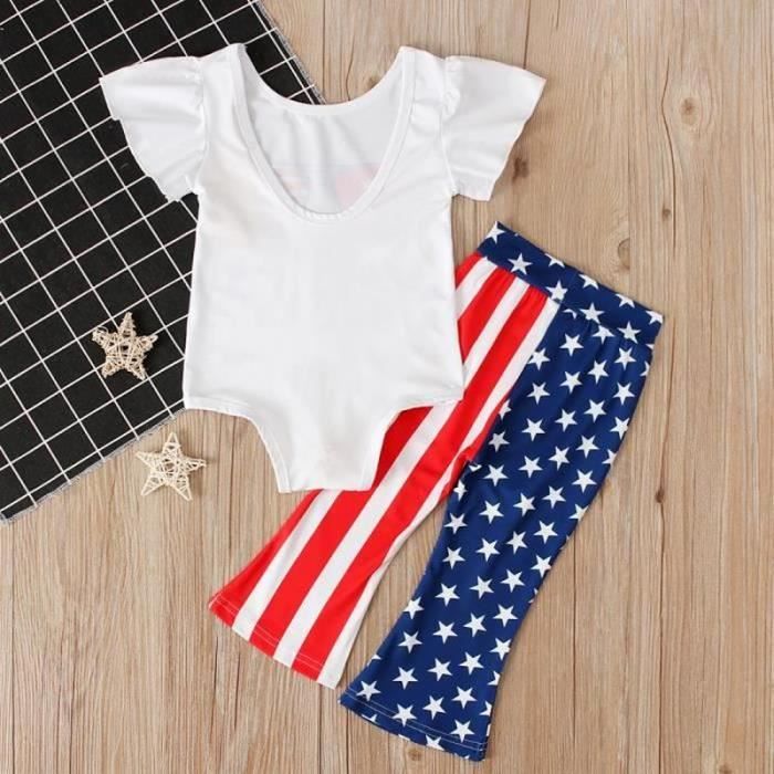 ENSEMBLE DE VETEMENTS 1 4 Ans B b Enfant Fille 2 PCS Ensemble de