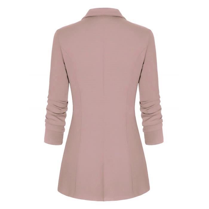 Blazer Léger Femme - Ouvert Devant - Cardigan élégant Pour Bureau, Mariage, Sortie - Manteau Décontracté Chic