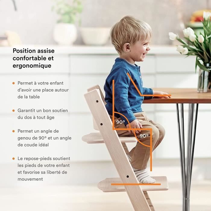 Chaise Tripp Trapp Stokke + Set Nouveau-né - Rouge - Utilisable De 0 à 9 Kg - Évolutive, Sûre Et Design