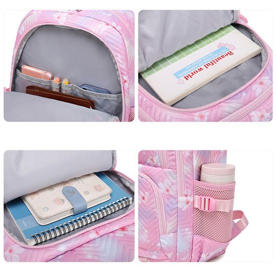 Sac à Dos Scolaire Stitch Beach Avec Chariot - 33x15x42 Cm, Dos Et Bretelles Rembourrés, 2 Ans Garantie - 6