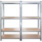 Etagere Charge Lourde 520 Kg En Acier Galvanise Avec Etageres En
