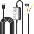 ABASK Hardwire Kit avec Port MINI USB Pour Q40S / M18 / J05 / OK770 /OK305-0