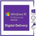 Clé d'activation licence Microsoft Windows 10 Pro 32 bits / 64 bits télécharger Livraison numérique-0