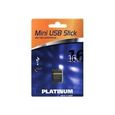 Clé USB - PLATINUM - BestMedia Platinum HighSpeed Mini - 16 Go - USB 2.0 - Jusqu'à 16 Mo/s-0