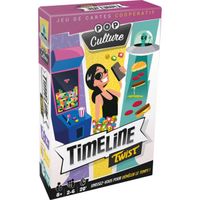 Timeline Twist Pop Culture|Asmodee - Jeu de cartes coopératif - 2 à 6 joueurs - À partir de 8 ans
