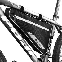 Accessoire vélo,sacs étanches pour Tube de cyclisme, sacoche triangulaire pour cadre de vélo de route vtt, sacs avant - A-M[F840319]