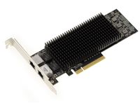 Carte  PCIe réseau Dual Lan 10 GB Ethernet avec 2 ports RJ45. Chipset TEHUTI NETWORKS TN4010 10G NIC