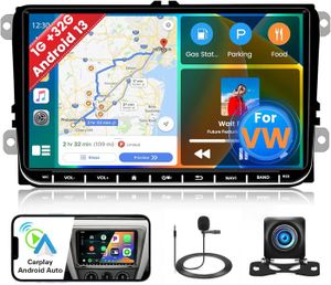 AUTORADIO 1G 32G Android13 Autoradio 2Din Carplay Android Au