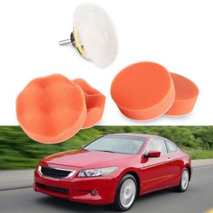 Perceuse Adaptateur-Pour voiture polonais 6pcs 3/" haute Brut polissage tampon pad set