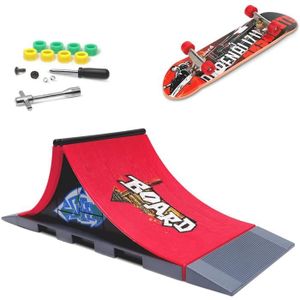 Finger Skate,mini Skate,Skate Park Kit Finger Toys Set Avec Des Parcs De Rampes Pour Finger Sports 