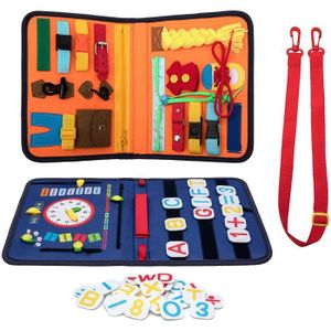 LIVRE JEUX ACTIVITÉS Busy Board pour Enfants - Jeux Montessori Tableau 