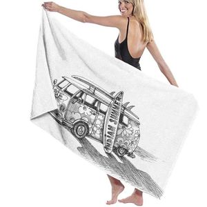 Serviette de plage Drap de bain Poivre Blanc garçon strandtuch beach towel coton 