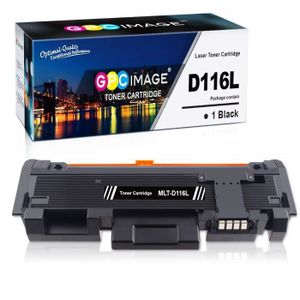 Uniwork D116L Toner Remplacer pour Samsung MLT-D116L Compatible avec Samsung Xpress SL-M2835DW SL-M2825ND SL-M2885FW SL-M2675FN SL-M2875FD SL-M2675F SL-M2625D SL-M2875ND SL-M2875FW 2 Noir