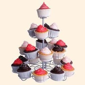 Noël cupcake box détient 9 cup cakes clair couvercle cupcake boîte de présentation