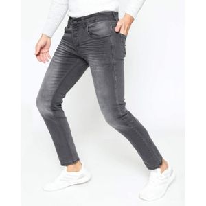 Jeans Homme Gris Delave Cdiscount