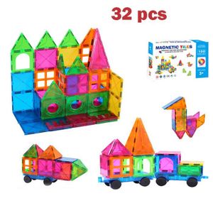 Theefun 60pcs Blocs de Construction Magnétiques Jeux de Construction  Magnetique Blocs aimantés Jeux de Aimantés Construction Magnetiques Enfants  de 2, 3, 4, 5, 6, 7 Ans : : Jeux et Jouets